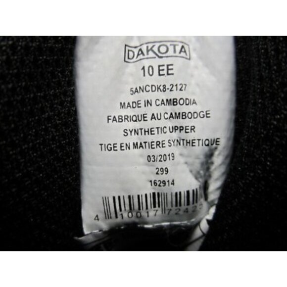 DAKOTA Men's 2127 Steel Toe Steel Plate WP Mid-Cut Safety Hiking Boots Size 10EE - Picture 8 of 8